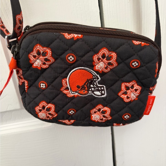 Vera Bradley Handbags - Vera Bradley Cleveland Browns Crossbody Purse